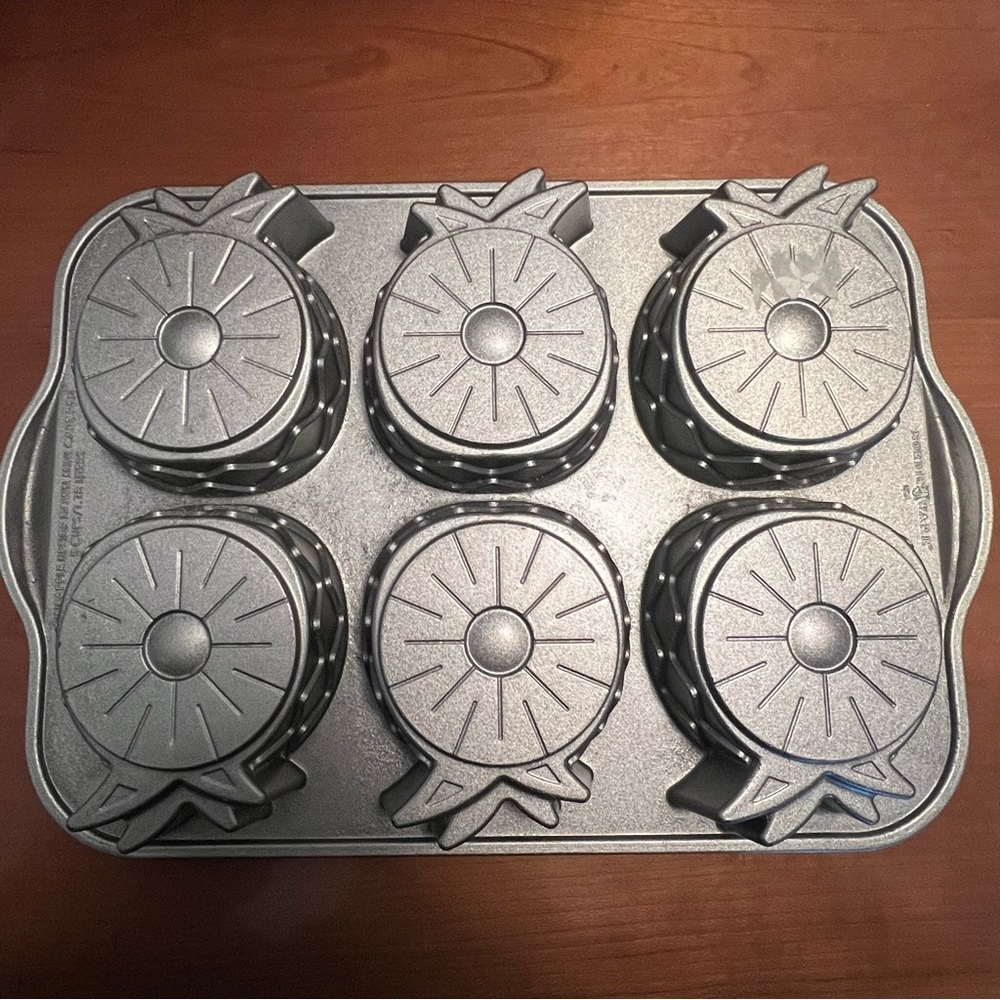 Nordic Ware Pineapple Upside Down Mini Cake Pan